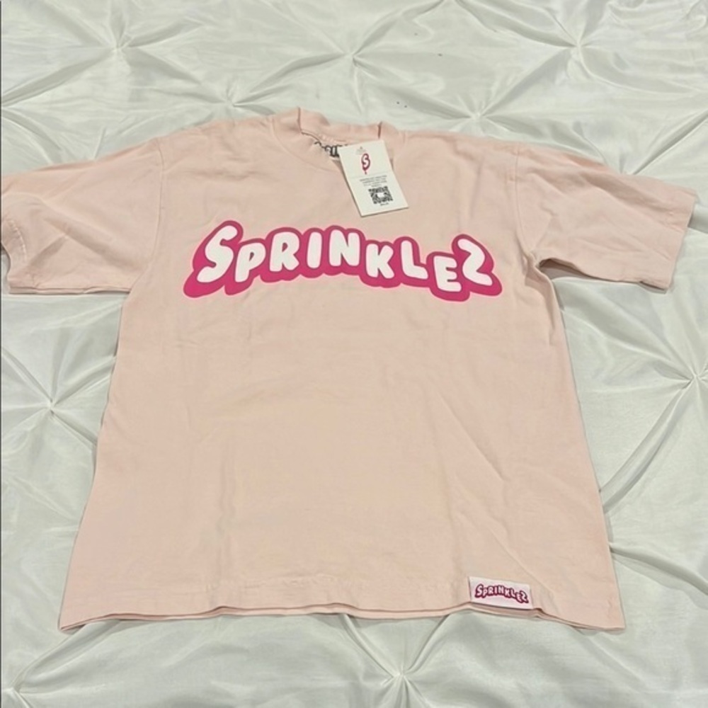 NWT Sprinklez Pink T-Shirt size XS - Picture 1 of 6